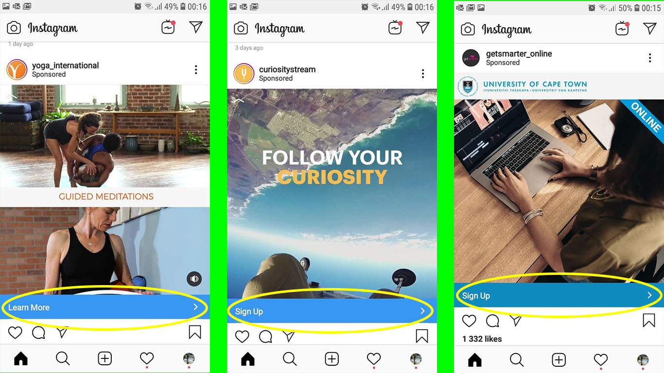 Promote feature on Instagram